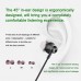 Earphones XINLIANG Wired Earbuds with Microphone &amp; Volume Control in-Ear Headphones with Magnetic, Bass Driven 3.5 mm Earbuds for iOS and Android Smartphones, Laptops, MP3, Gaming, Walkman (Black)